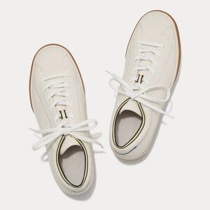 Rothy’s The Lace Up Low Top Sneakers in Vanilla Size 8